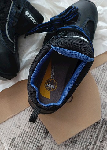 Mavi Siyah Erkek çelik burun iş ayakkabısı - Görsel 3