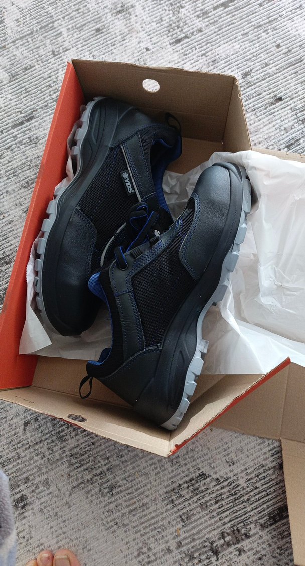 Mavi Siyah Erkek çelik burun iş ayakkabısı - Görsel 4