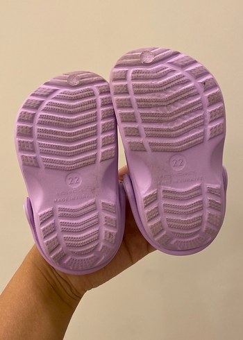 Pul İşlemeli Mor Kız Çocuk Terlikleri - Görsel 4