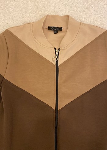 Fermuarlı Kahverengi Uzun Kabanı - Görsel 2