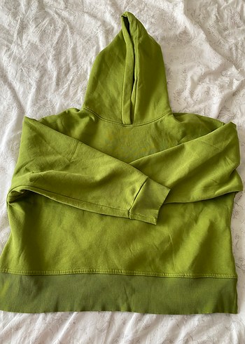 Kadın Yeşil Keten Örtü - Görsel 2