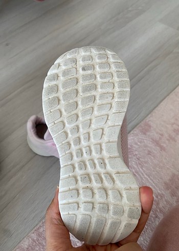 Kız Çocuk Pembe Cırt Cırtlı Spor Ayakkabı - Görsel 4