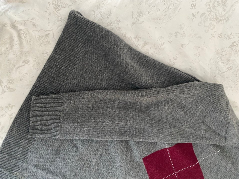 Gri Nakışlı Balıkçı Yaka Kadın Kazak - Görsel 4