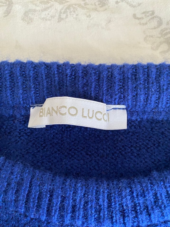 Renkli Desenli Örgü Kadın Kazak - Görsel 4