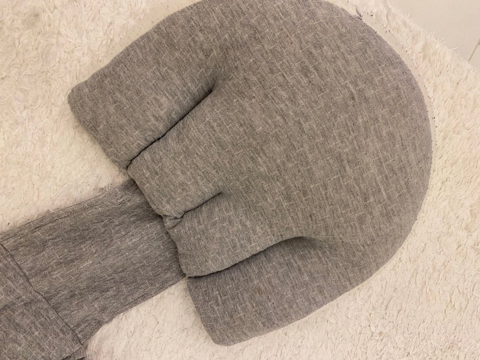 Gri Hamile ve Emzirme Yastığı - Görsel 4