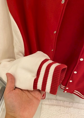 Kırmızı erkek Düğmeli Spor Ceket - Görsel 5