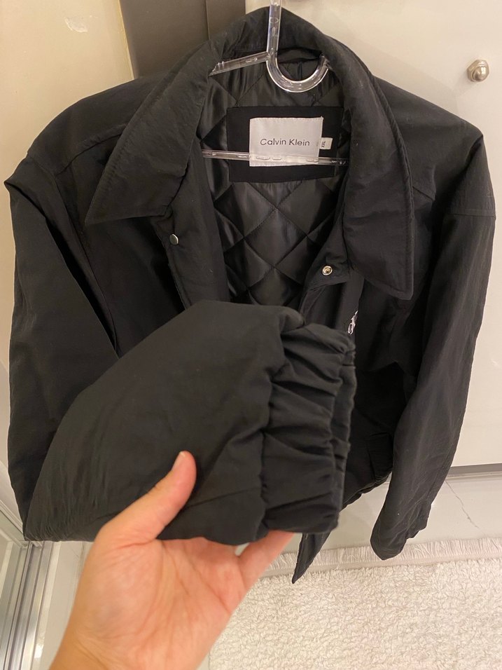 Calvin Klein Erkek Siyah Denim Ceket - Görsel 2