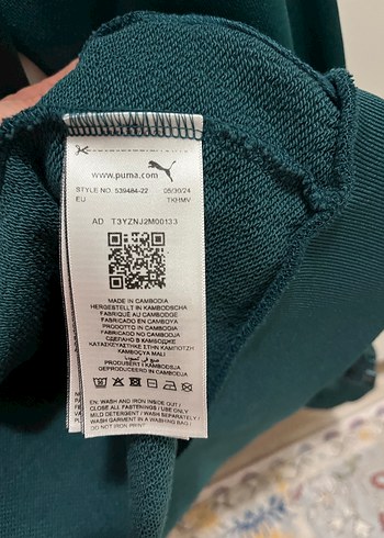 Puma Yeşil Fermuarlı Spor Ceket erkek orijinaldir - Görsel 5