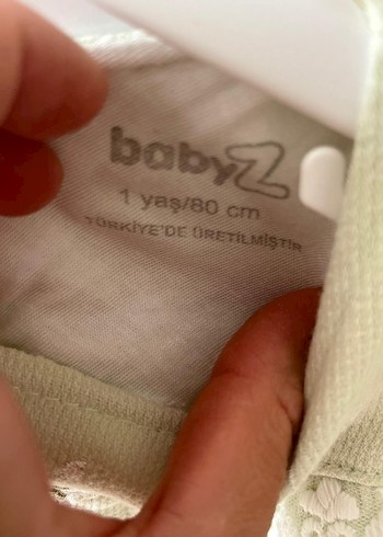 9-12 Ay Beden beyaz Renk Kız Çocuk Beyaz Dantel Detaylı Triko Bluz