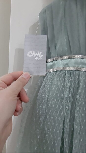Civil Civil marka yeni etiketli 10-11 yaş abiye elbise