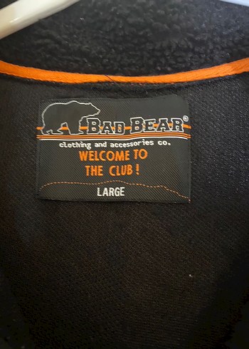 Fermuarlı Siyah Erkek Polar Sweatshirt - Görsel 3