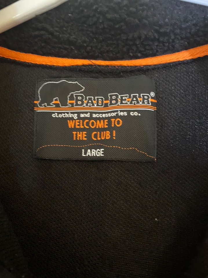 Fermuarlı Siyah Erkek Polar Sweatshirt - Görsel 3