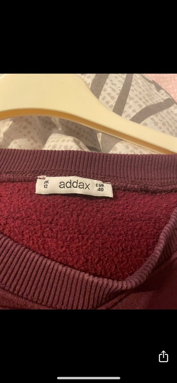 addax cepli bordo sweatshirt - Görsel 2