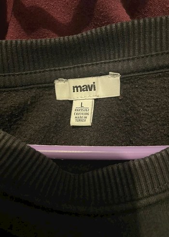 Siyah Kadın Oversize Sweatshirt - Görsel 2