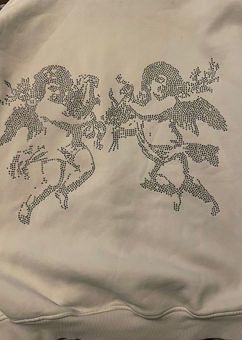 shiny force taslı sweatshirt - Görsel 4