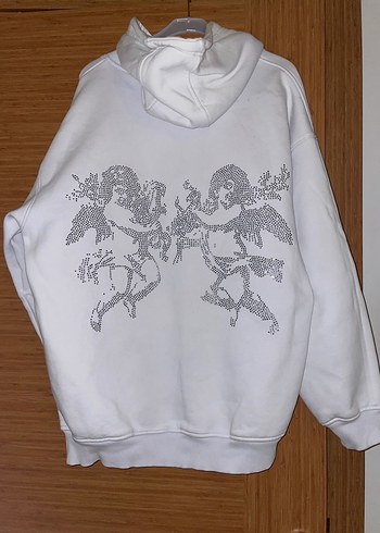 shiny force taslı sweatshirt - Görsel 2