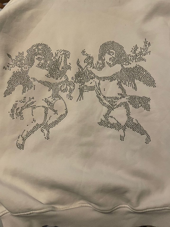 shiny force taslı sweatshirt - Görsel 4