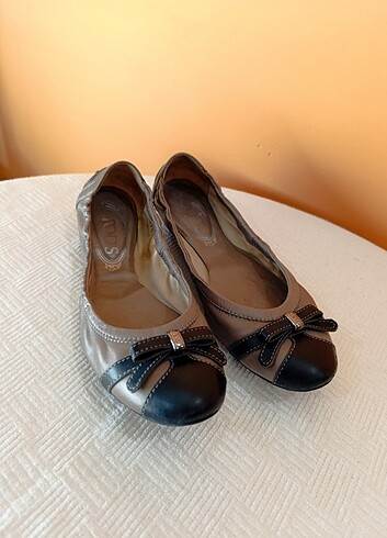 37,5 Beden kahverengi Renk Tod's babet 