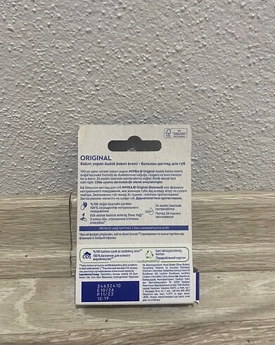 Nivea Nivea dudak kremi