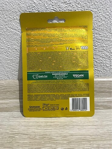 Garnier Yüz maskesi