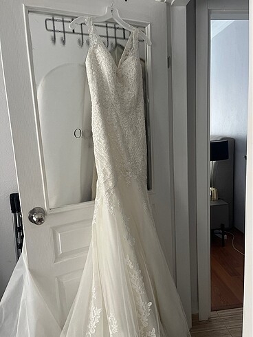 Oleg Cassini balık gelinlik - Görsel 6