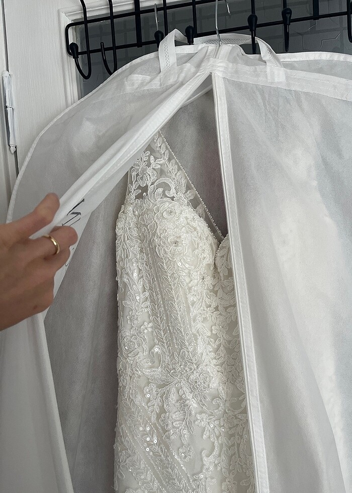 Oleg Cassini balık gelinlik - Görsel 2