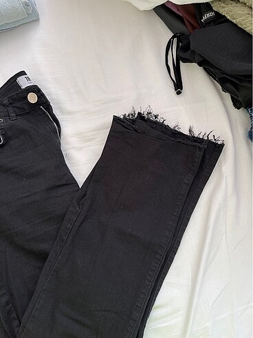38 Beden İspanyol paça kort pantalon