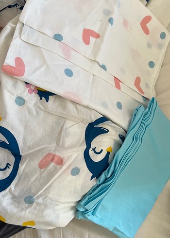 Çocuklar için Pamuklu Baskılı Uyku Seti - Görsel 2