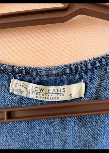 Kadın Mavi Denim Kısa Salopet - Görsel 2