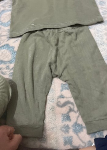 Uzun Kollu Düğmeli Bebek Hastane Kıyafeti - Görsel 2