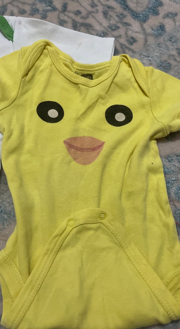 Çok Renkli Kız Bebek Kolsuz Body, Düğmeli - Görsel 4