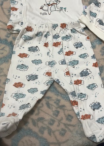 Bebek Erkek Pamuklu Uzun Kollu Baskılı Takım - Görsel 2