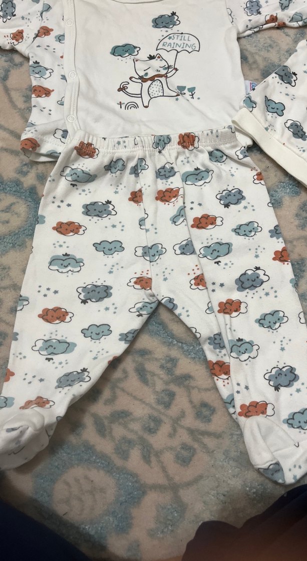 Bebek Erkek Pamuklu Uzun Kollu Baskılı Takım - Görsel 2