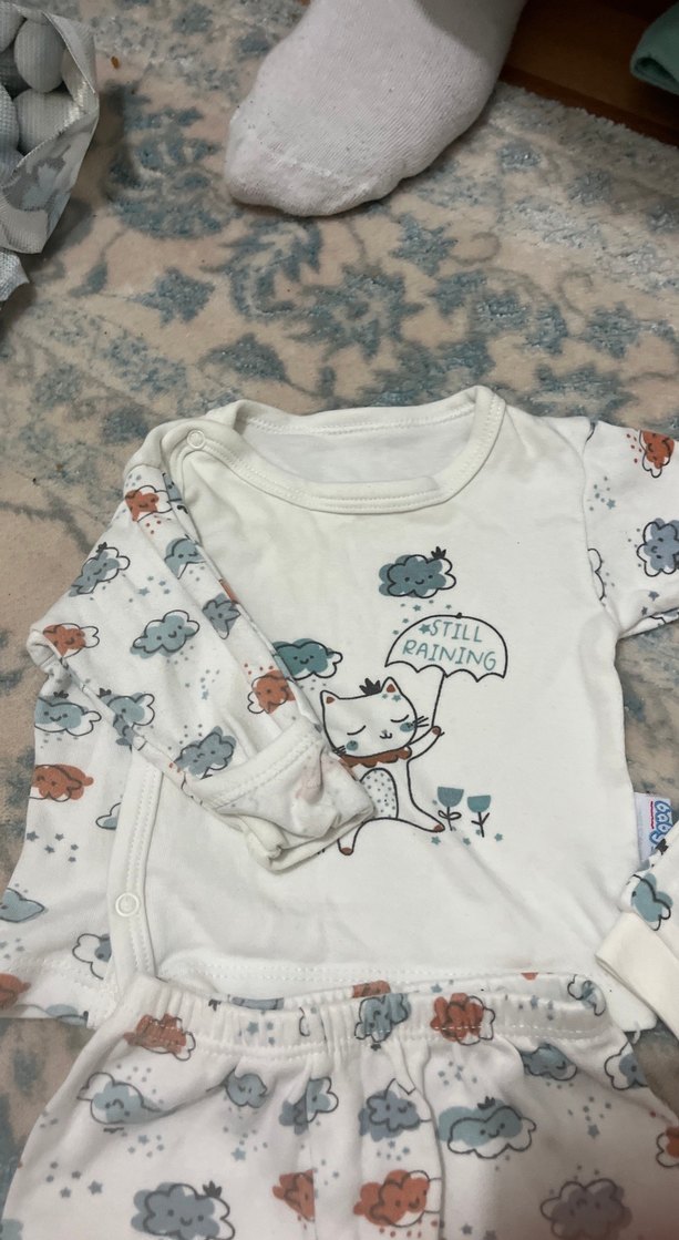 Bebek Erkek Pamuklu Uzun Kollu Baskılı Takım - Görsel 4