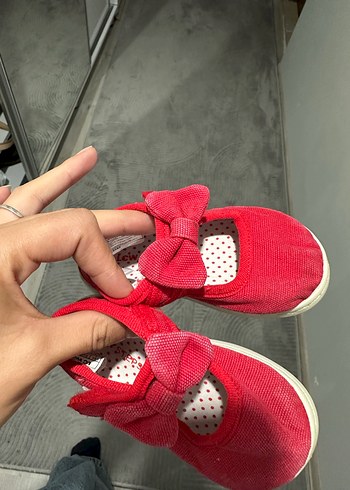 Lcwaikiki 21 numara iki tane Kız Bebek  pembe ve kırmızı - Görsel 9