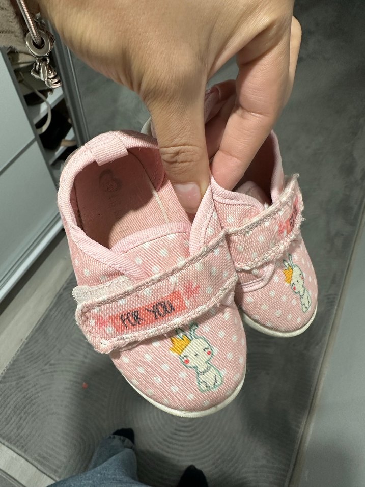 Lcwaikiki 21 numara iki tane Kız Bebek  pembe ve kırmızı - Görsel 2