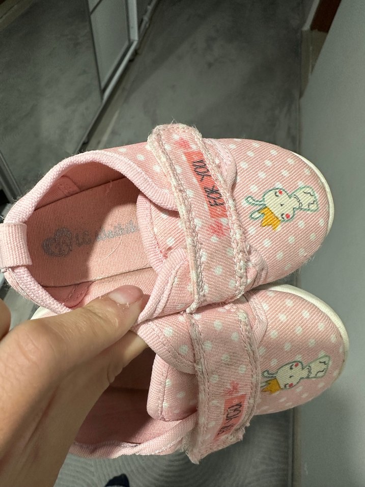 Lcwaikiki 21 numara iki tane Kız Bebek  pembe ve kırmızı - Görsel 4