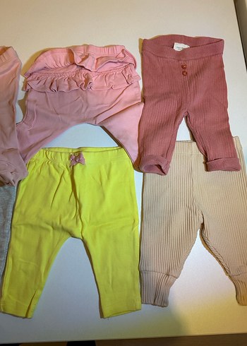 Kız Çocuk Pastel Renk Pamuklu Eşofman Altı - Görsel 4