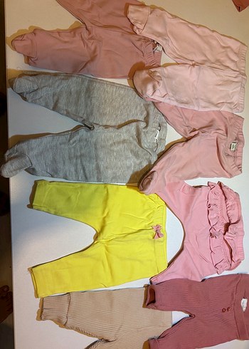 Kız Çocuk Pastel Renk Pamuklu Eşofman Altı - Görsel 3