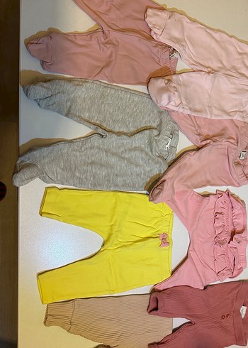 Kız Çocuk Pastel Renk Pamuklu Eşofman Altı - Görsel 6