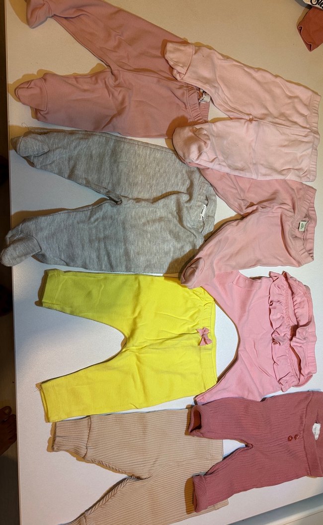 Kız Çocuk Pastel Renk Pamuklu Eşofman Altı - Görsel 3