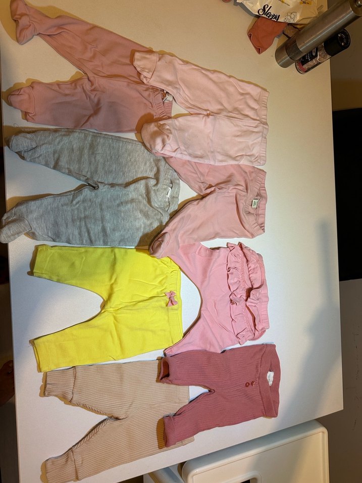 Kız Çocuk Pastel Renk Pamuklu Eşofman Altı - Görsel 2