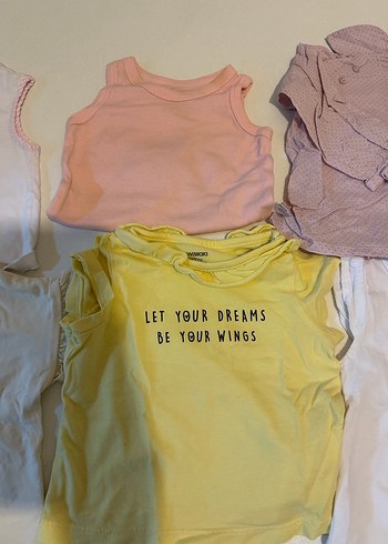 Kız Çocuk Çok Renkli Baskılı Tişörtler - Görsel 3