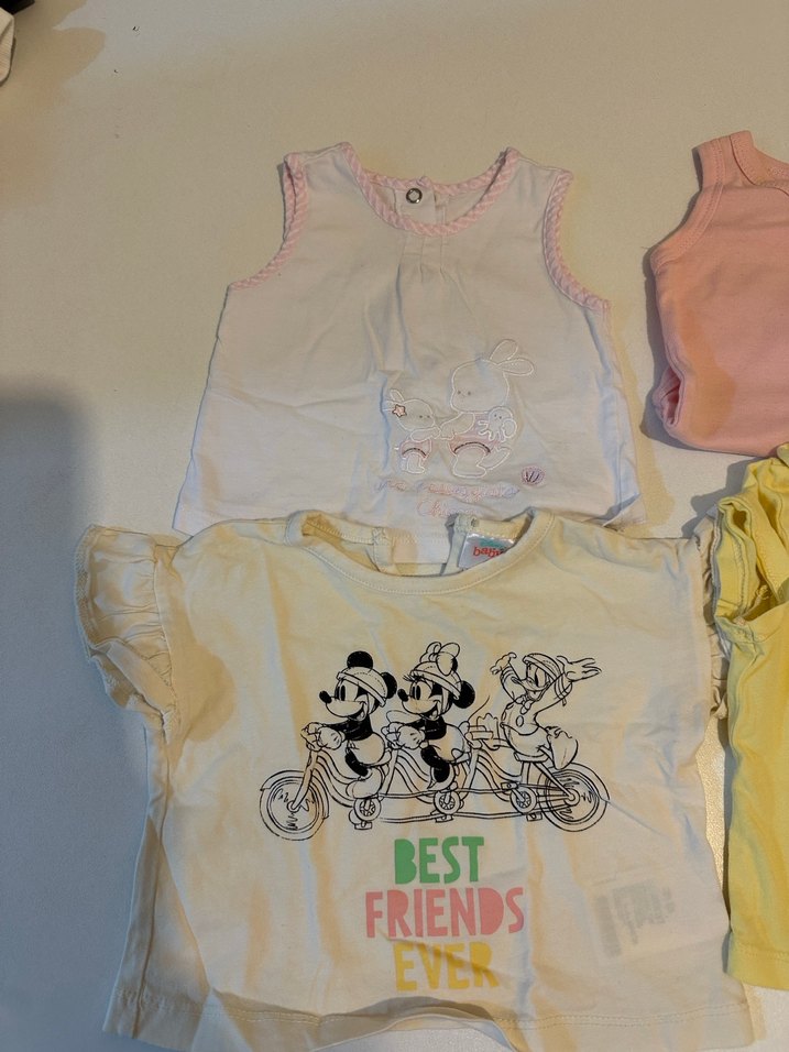 Kız Çocuk Çok Renkli Baskılı Tişörtler - Görsel 2