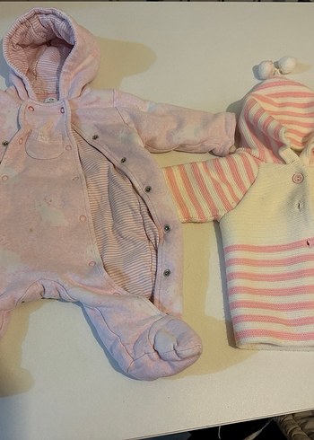 John lewis Pembe Kış Tulumu ve kısa mont birlikte satılacak - Görsel 2