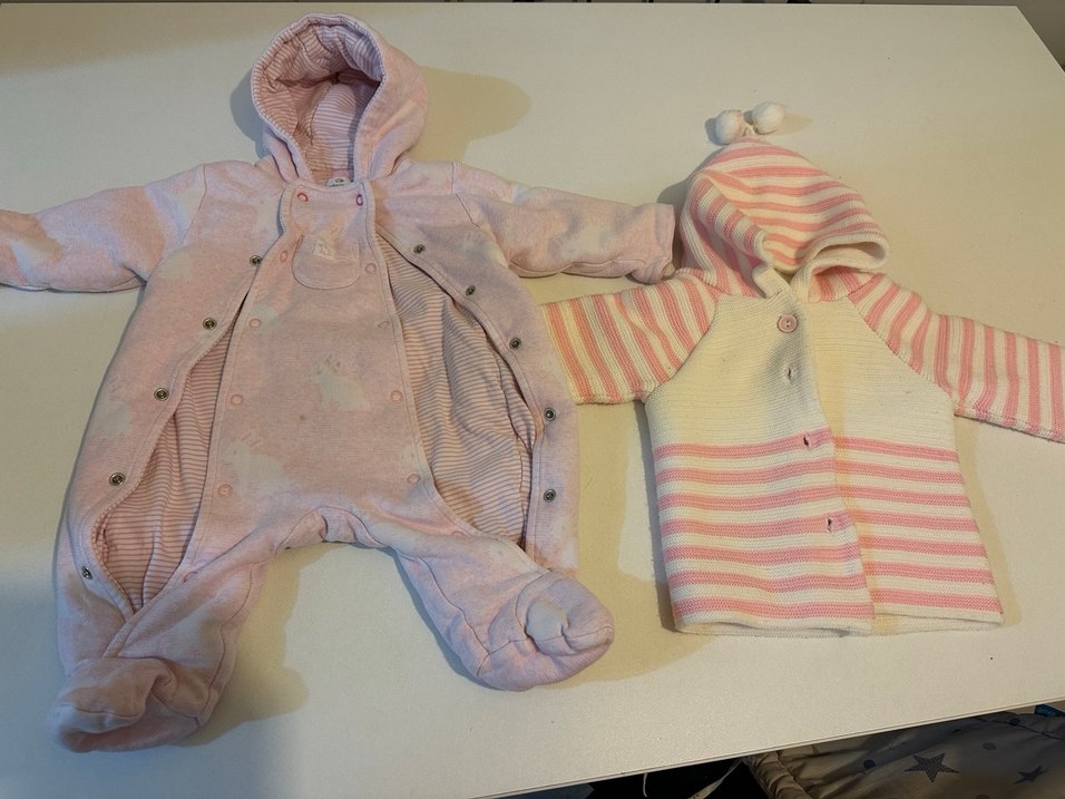 John lewis Pembe Kış Tulumu ve kısa mont birlikte satılacak - Görsel 2