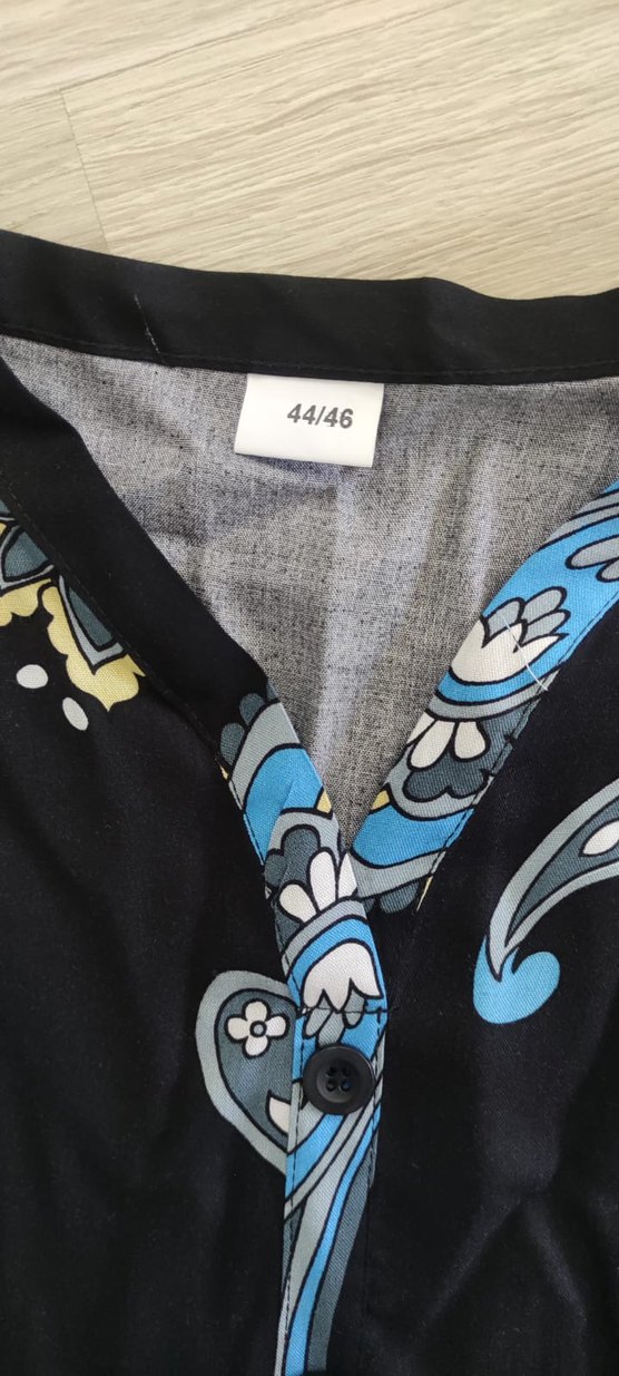 Bohem Çok Renkli Uzun Kollu Uzun Elbise - Görsel 2