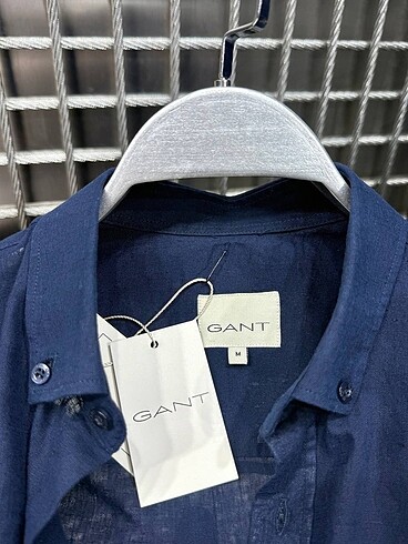 l Beden Gant Lacivert Gömlek