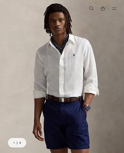 Beyaz Polo Ralph Lauren Gömlek