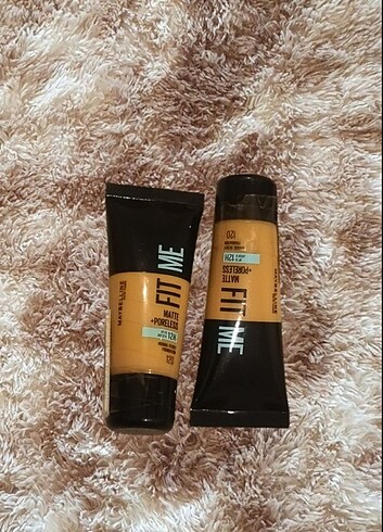 İkili Maybelline fit me fondöten 